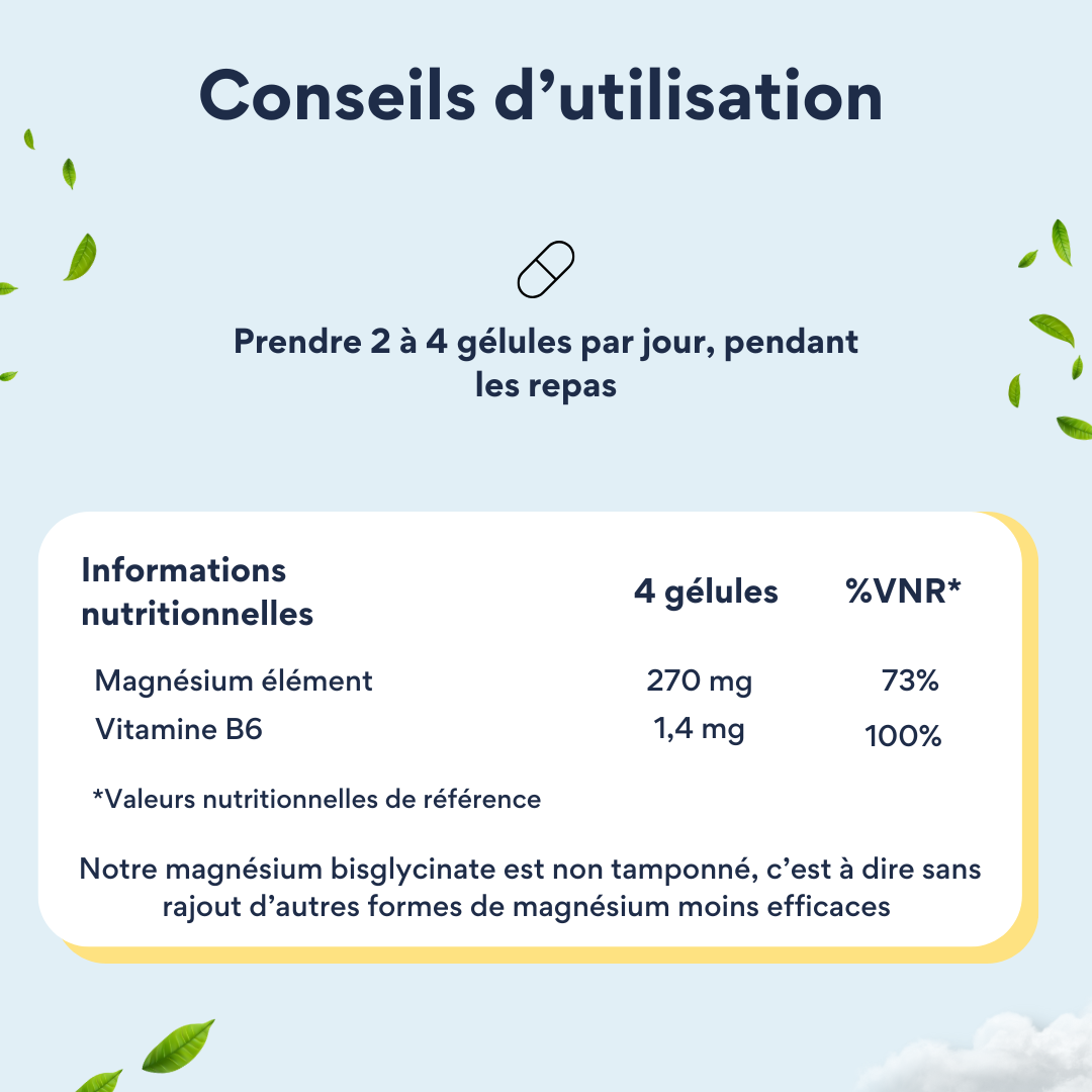 Magnésium Bisglycinate + B6